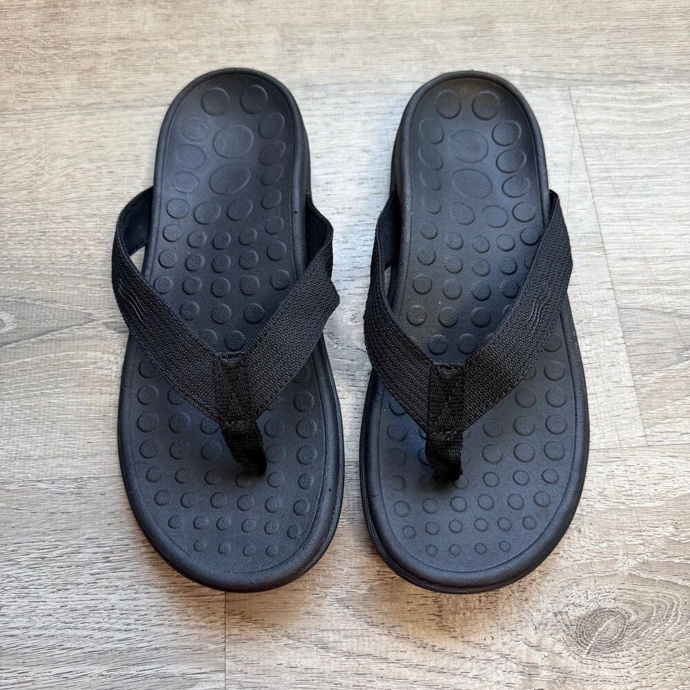 Vionic 44 Wave Orthotic Sandals Flip Flops Arch Support size 8 men’s
